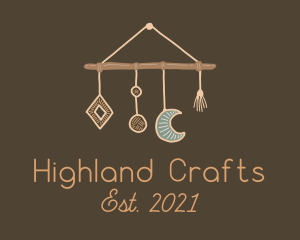 Hanging Macrame Craft logo design