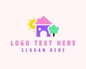 Childcare - Kids Daycare Kindergarten logo design