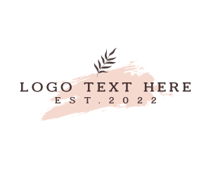 Aesthetic - Beauty Watercolor Cosmetic logo design