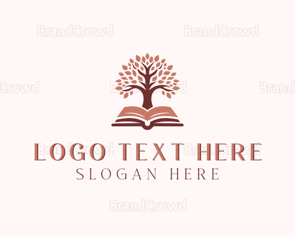 Educational Book Tree Logo