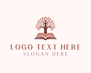 Bible Study - Educational Book Tree logo design