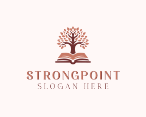 Publishing - Educational Book Tree logo design