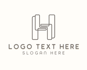 Studio Agency Letter H Logo