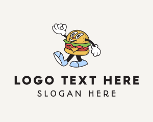 Vintage - Burger Vintage Mascot logo design