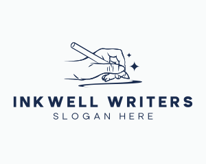 Writing - Hand Writing Pen logo design