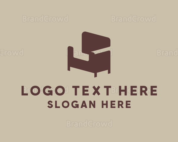 Couch Furniture Furnishing Logo