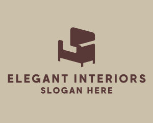 Couch Furniture Furnishing logo design