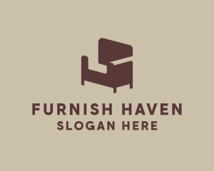 Couch Furniture Furnishing logo design