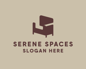 Couch Furniture Furnishing logo design