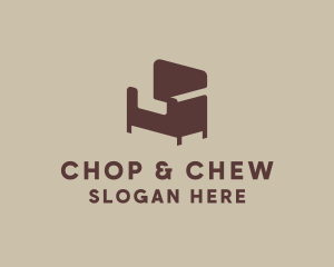 Chair - Couch Furniture Furnishing logo design
