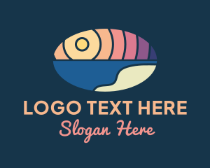 Seashore - Tropical Beach Resort logo design