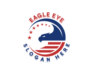 USA Political Eagle logo design