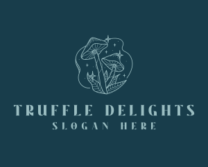 Truffle - Fantasy Wild Mushroom logo design