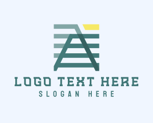 Modern Square Building Logo