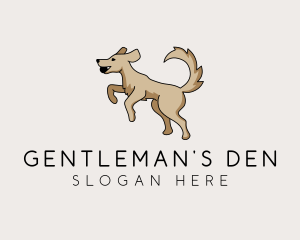 Playing Dog Pet logo design