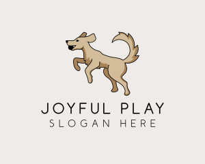 Playing - Playing Dog Pet logo design