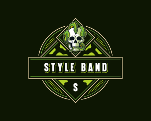 Skull Snake Gaming logo design