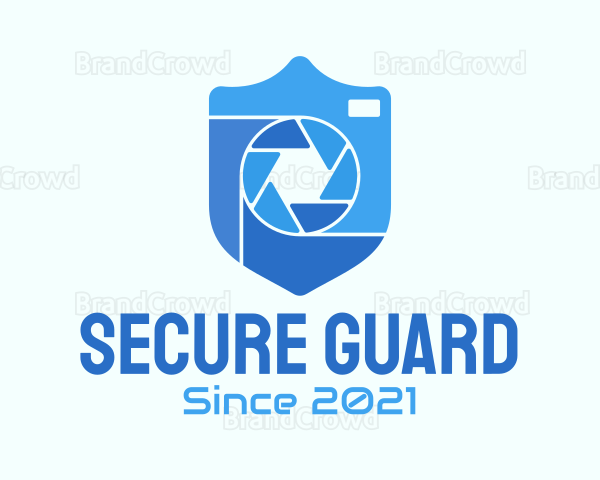 Camera Surveillance Shield Logo