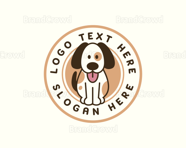 Pet Puppy Dog Logo