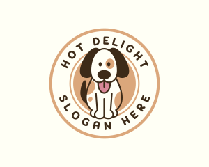 Pet Puppy Dog  logo design