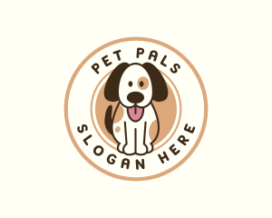 Pet Puppy Dog  logo design