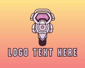 Streaming - Tech Robot Gamer logo design