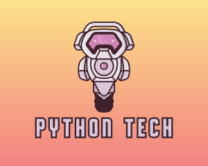 Tech Robot Gamer  logo design