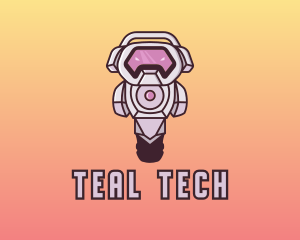 Tech Robot Gamer  logo design