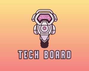 Tech Robot Gamer  logo design