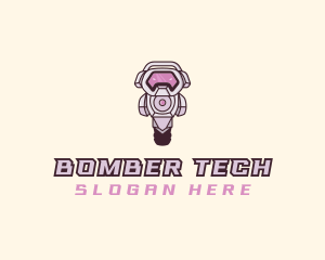 Tech Robot Gamer  logo design