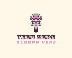 Tech Robot Gamer  logo design