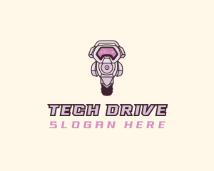 Tech Robot Gamer  logo design