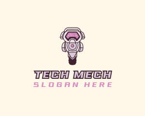 Tech Robot Gamer  logo design