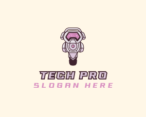 Tech Robot Gamer  logo design