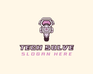 Tech Robot Gamer  logo design