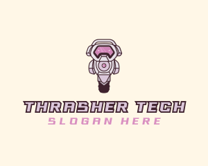 Tech Robot Gamer  logo design