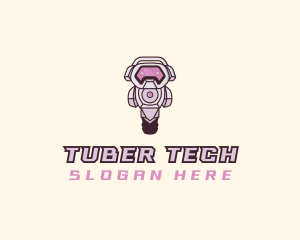 Tech Robot Gamer  logo design