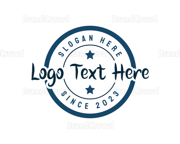 Hipster Clothing Brand Logo