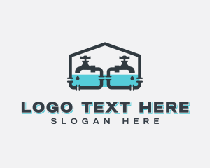 Plumbing - Faucet Plumbing Repair logo design