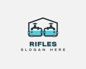 Faucet Plumbing Repair Logo