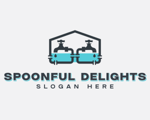 Faucet Plumbing Repair Logo