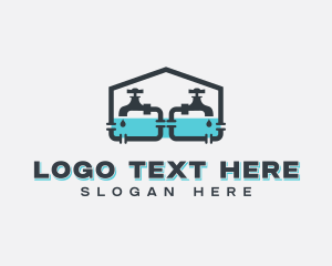 Spigot - Faucet Plumbing Repair logo design