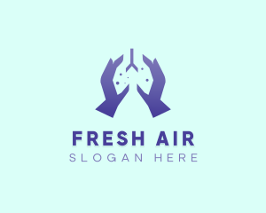 Lungs - Respiratory Lung Clinic logo design