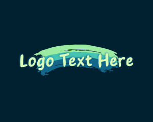 Artistic - Colorful Brush Paint logo design