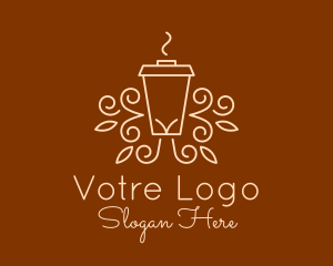 Outline - Coffee Cup Line Art logo design