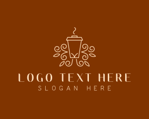 Line Art - Coffee Beverage Cafe logo design