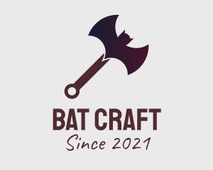 Bat Battle Axe  logo design