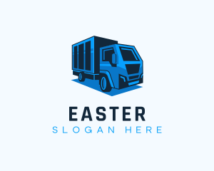 Distribution - Trucking Moving Vehicle logo design
