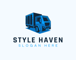 Trailer - Trucking Moving Vehicle logo design