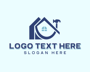 Construction - House Construction Hammer logo design